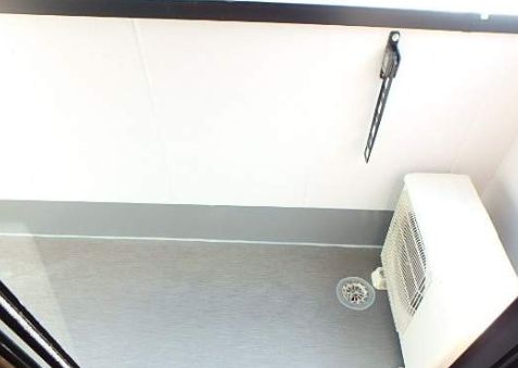 バルコニー　広々としたバルコニーです