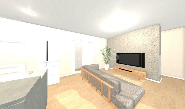 居室・リビング　家具・家電はイメージです。実際のお部屋には設置予定はございま