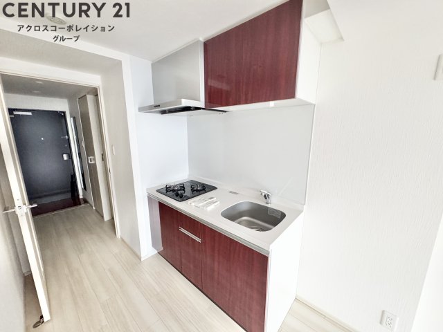 キッチン　2口ガスコンロのシステムキッチンです♪