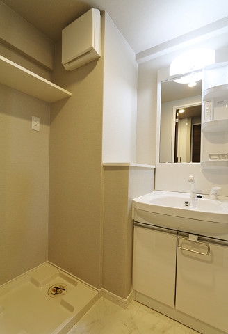 洗面設備　毎朝の支度はこちらでどうぞ