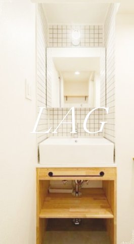 洗面設備　洗面台です。