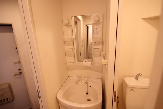 洗面設備　※別号室の写真です。