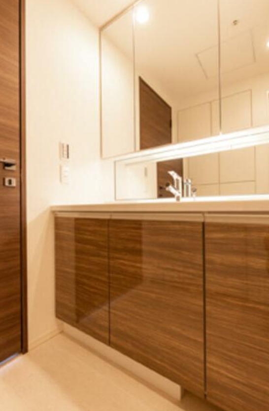 洗面設備　※別部屋の参考写真です。