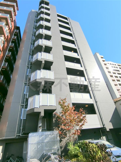 建物外観　2009年8月築　RC鉄筋コンクリート造地上11階建て1K