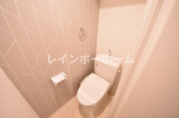 トイレ　ゆったりとした空間のトイレです