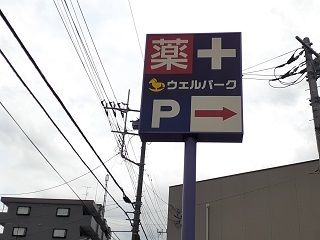ドラックストア　ウェルパーク（ドラッグストア）まで350m