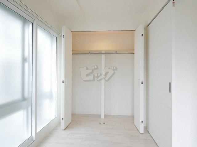 収納　衣類の収納に便利なクローゼットが付いています！