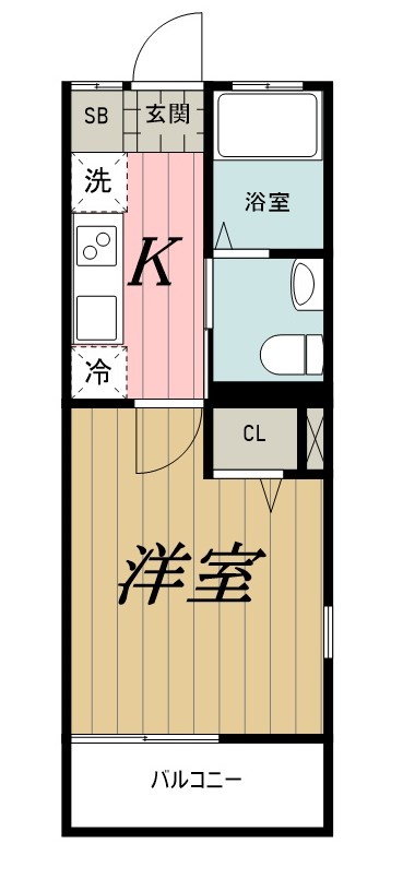 ベルメント東千葉の間取り写真