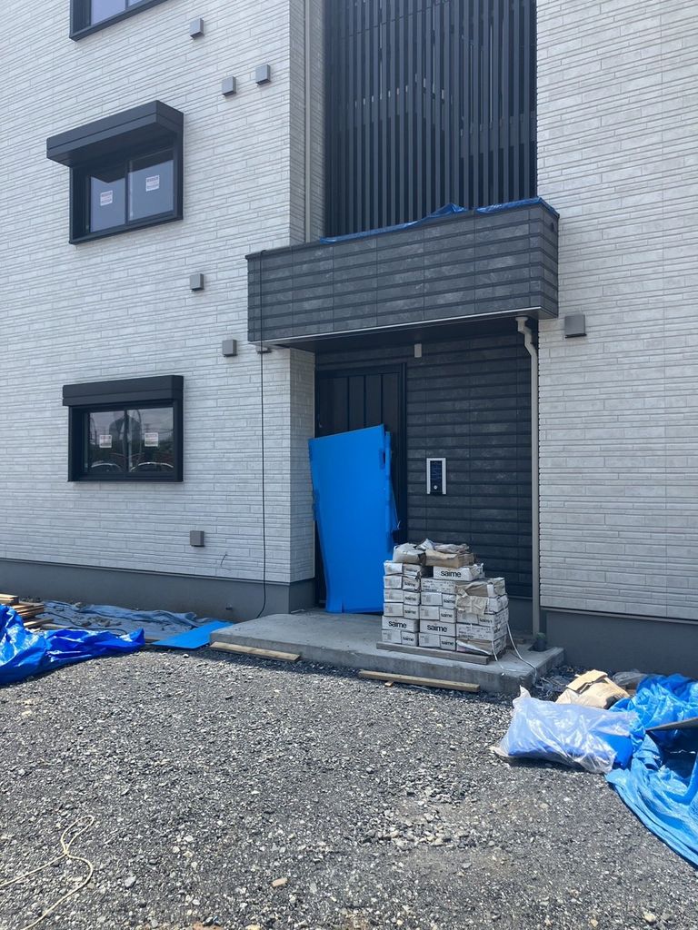 エントランス　オートロック（建築中）