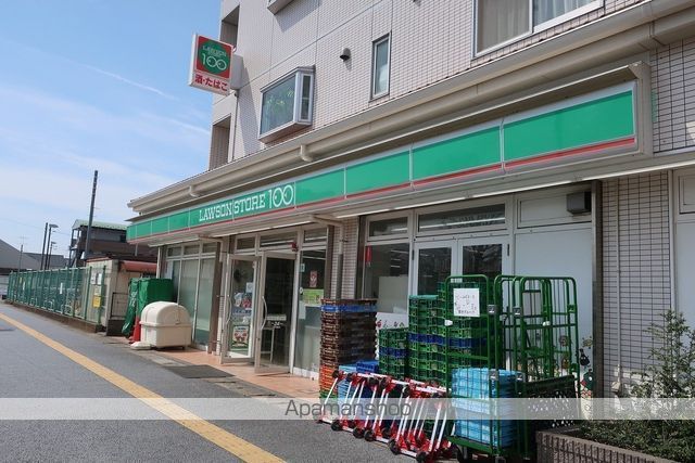 コンビニ　ローソンストア１００（コンビニ）まで749m