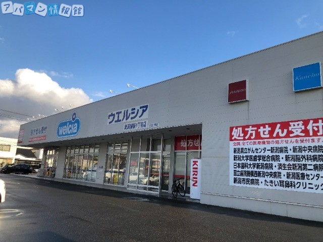ドラックストア　ウエルシア新潟関新1丁目店（ドラッグストア）まで298m