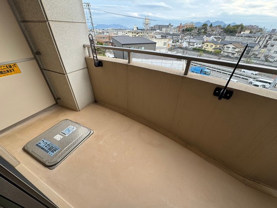 バルコニー　※別部屋の写真です