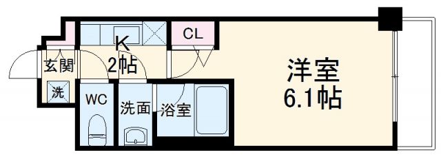 エステムコート京都西院の間取り写真