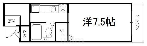 マンションAの間取り写真