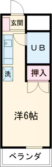 パラドール散田の間取り写真