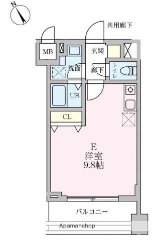 ＪＲ東海道本線 川崎駅 徒歩19分 5階建 新築の間取り写真