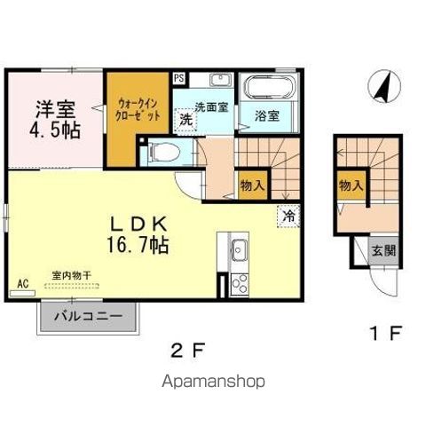 グランステージ上木戸 Aの間取り写真