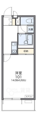 カンフリエ三国の間取り写真
