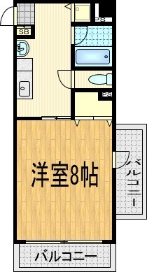 THE BASE 四条大宮の間取り写真