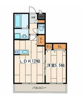 りつのスカイビルの間取り写真