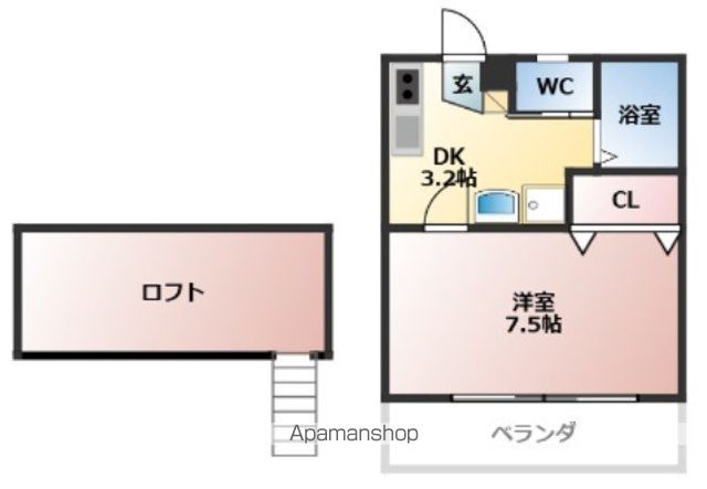 ベルクルールの間取り写真