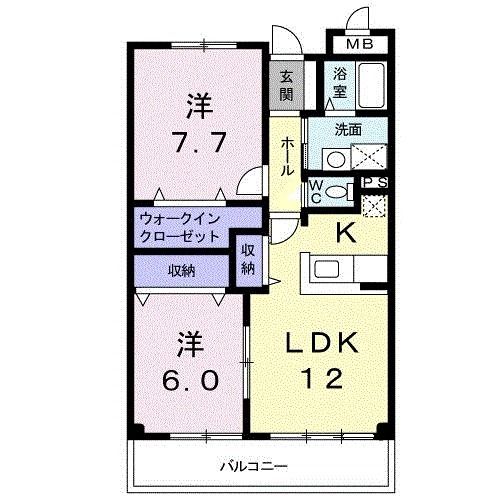 ビエントプラーサの間取り写真