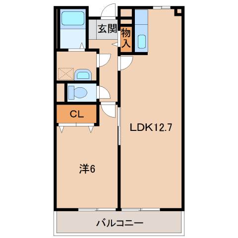 サニーサイドの間取り写真