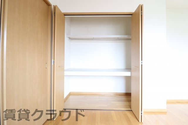 収納　たっぷりとした収納スペースです