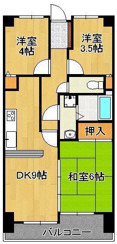 トーカンマンション高炉台公園の間取り写真