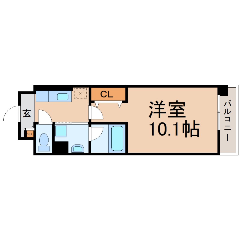ＪＲ福知山線 塚口駅 徒歩15分 6階建 築15年の間取り写真