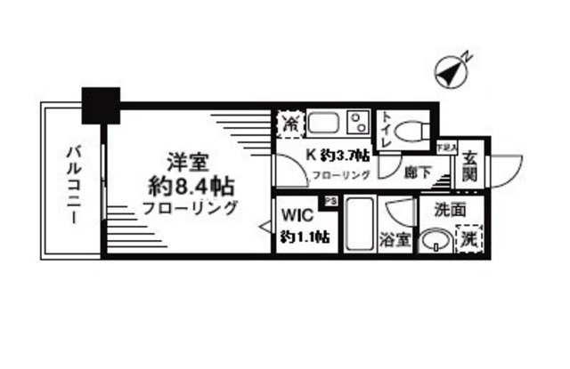 レオ参拾八番館の間取り写真