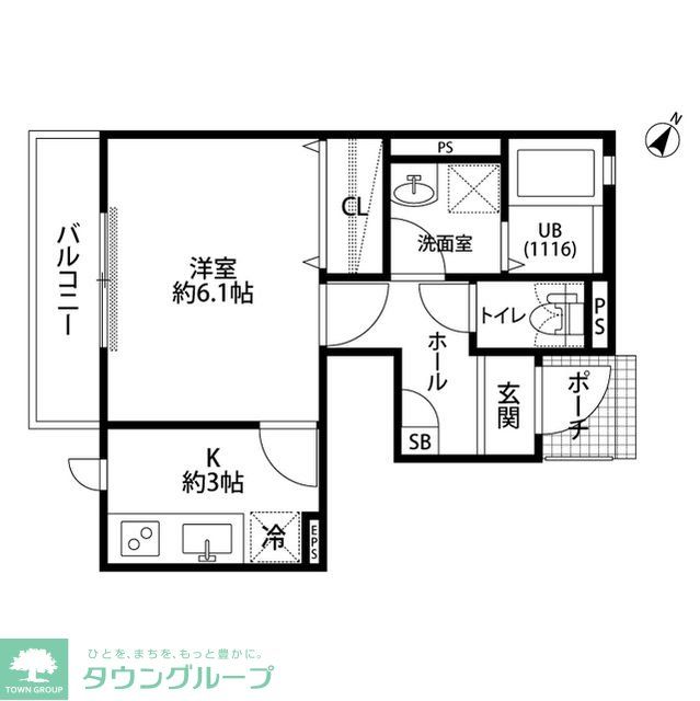 アムール北上尾の間取り写真