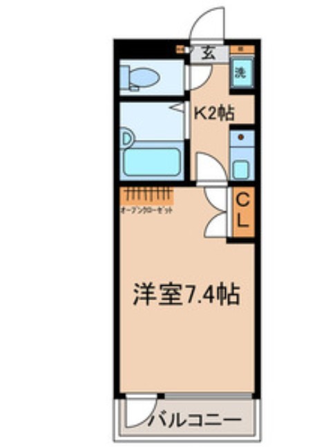 ＪＲ総武線 小岩駅 徒歩13分 3階建 築30年の間取り写真