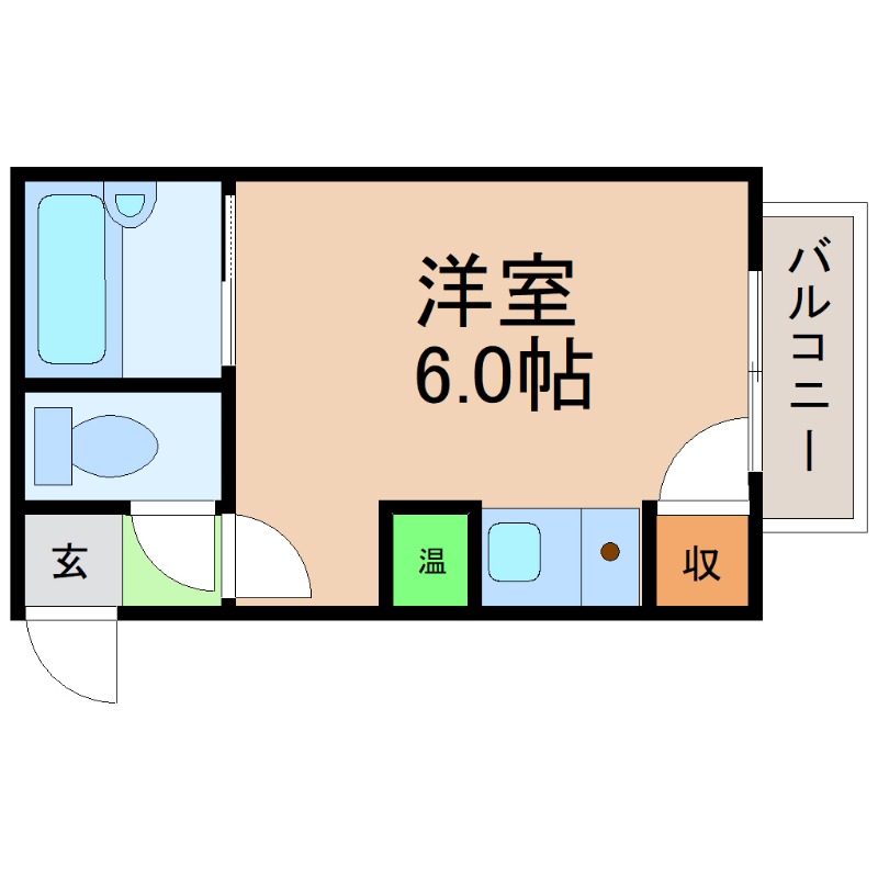 地下鉄東山線 覚王山駅 徒歩10分 3階建 築28年の間取り写真