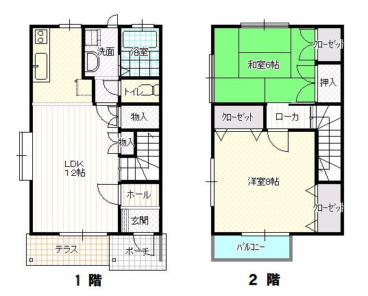 プチ　ポワン　ドゥーの間取り