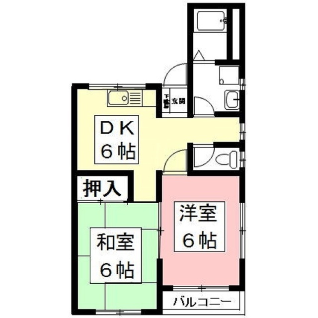 コーポ松尾の間取り