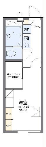 レオパレスルアールの間取り