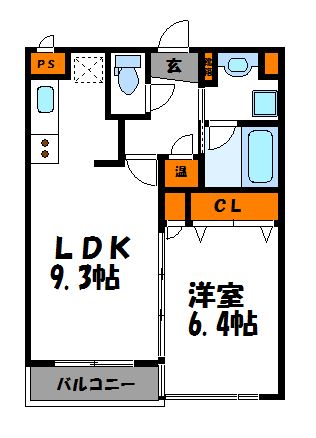 赤坂シャトー松風の間取り