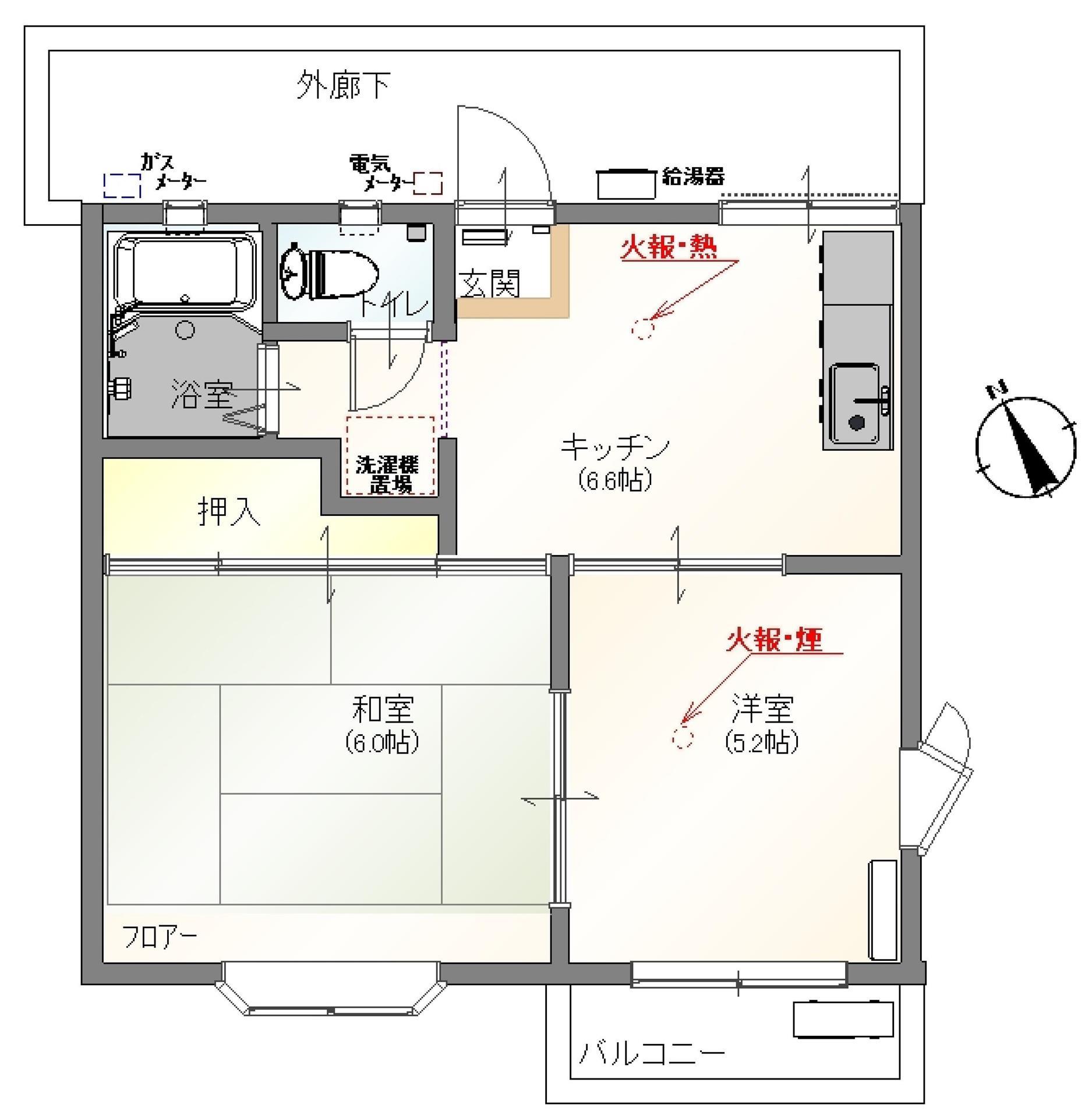 エイボンハウスIIの間取り