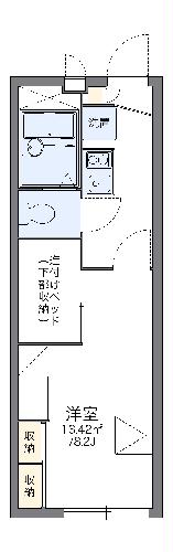 レオパレスアールユーの間取り