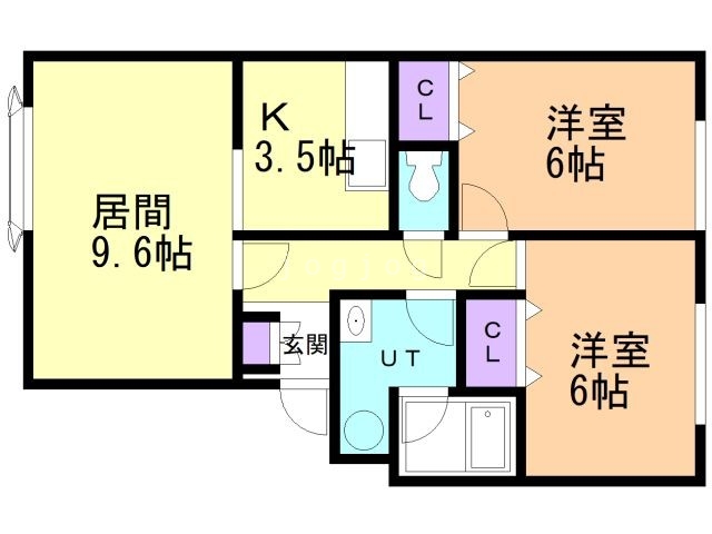 かしわハイツの間取り