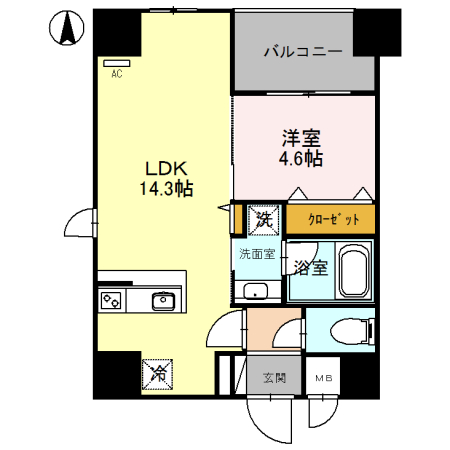 増田屋ビルの間取り