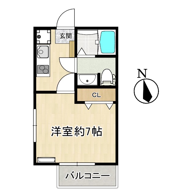 イーリス上福岡の間取り