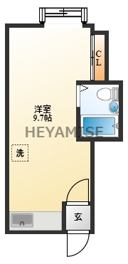 天本アパートの間取り