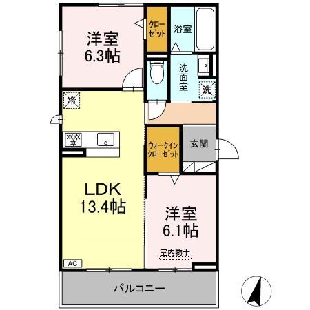 D-ROOM春日町の間取り