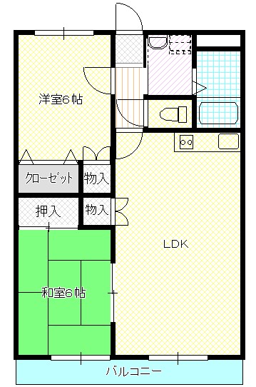 セントラルパレス愛の間取り