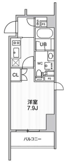 シーズンフラッツ新高円寺の間取り