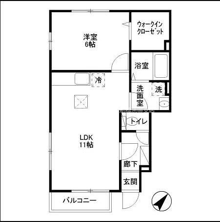 サニーウエル２番館の間取り