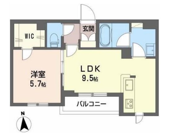 シャーメゾン日本橋の間取り