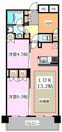 【パークキューブ西ヶ原ステージの間取り】